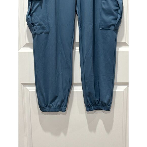 NWOT Yoyoyoga Blue Cargo Jogger Pants Blue Size XXL - Picture 2 of 7